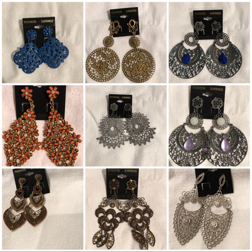 Gorgeous earrings just arrived from Brazil.